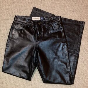 GAP Black Leather Pants